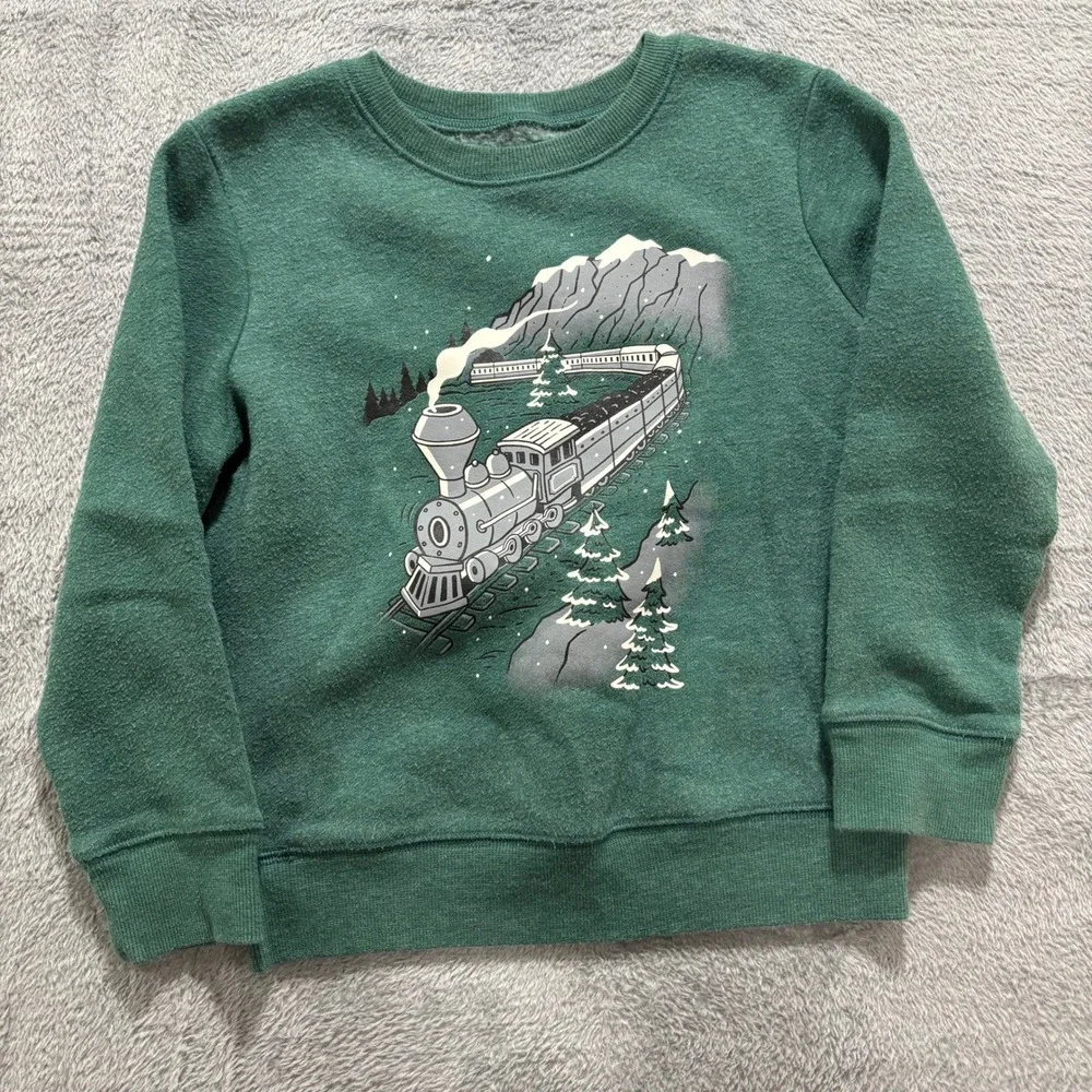 Boys 5T Cat & Jack Carters Jumping Beans Shirt Sweatshirt Lot 4pc Casual Vintage